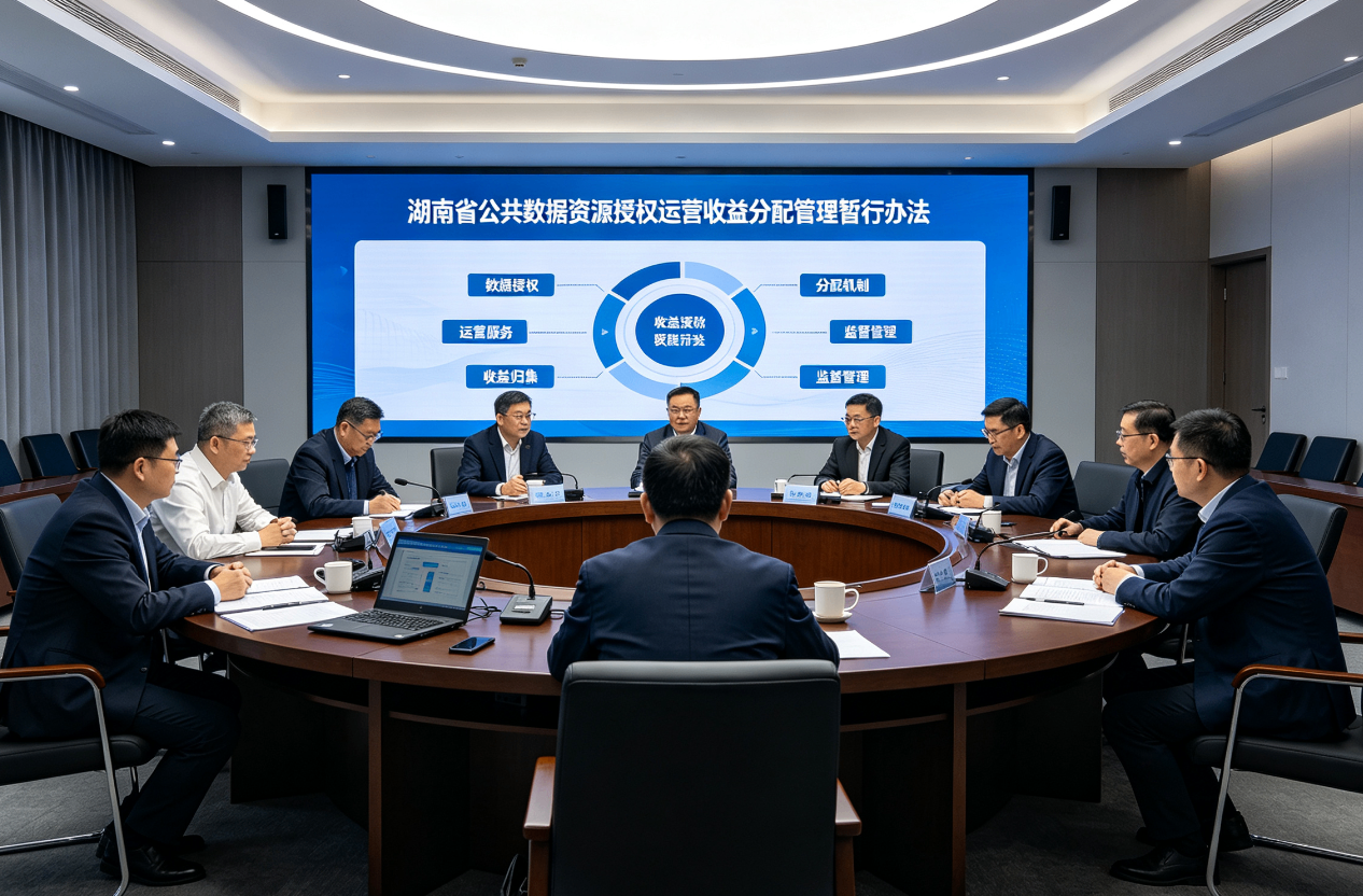 湖南四部门发文 规范公共数据授权运营收益分配